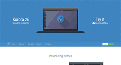 Desktop Screenshot of kororaproject.org