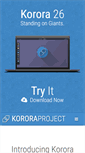Mobile Screenshot of kororaproject.org
